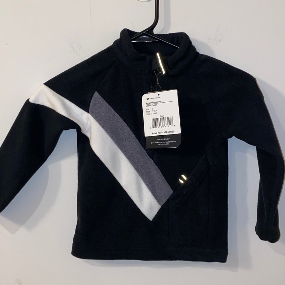 NWT!! Obermeyer Morgan Fleece 1/4 Zip Top Toddler/Little Kids Size Small 2T - Picture 2 of 7